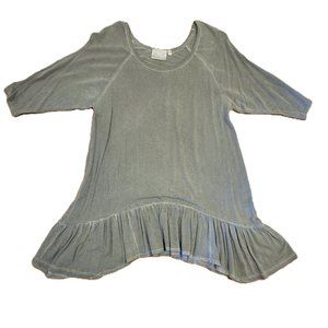 Faded Wash Moss Green Tunic